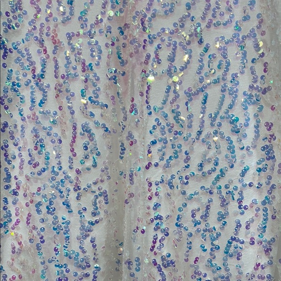 Southern fried chicken white Sequin Relaxed Camisole Tank top size xl new - Picture 4 of 6